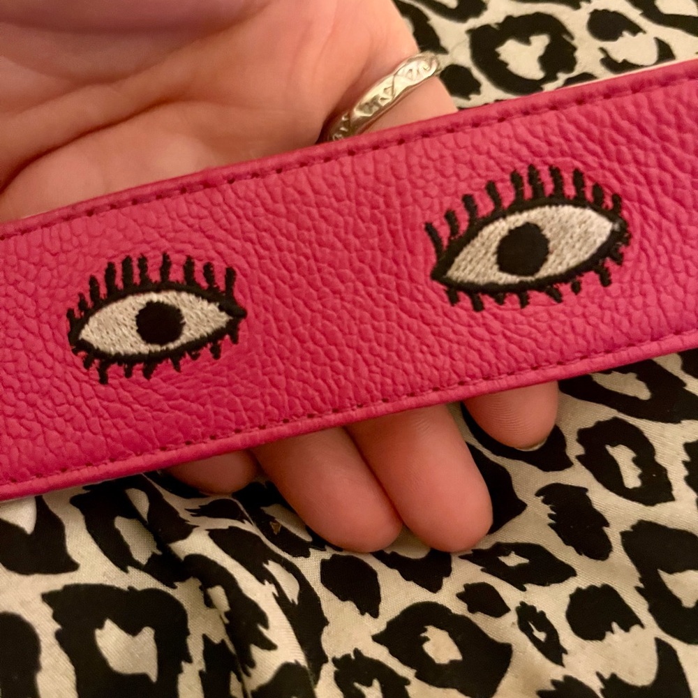 Min & Mon Pink Eye Pattern Strap - Picture 2 of 4